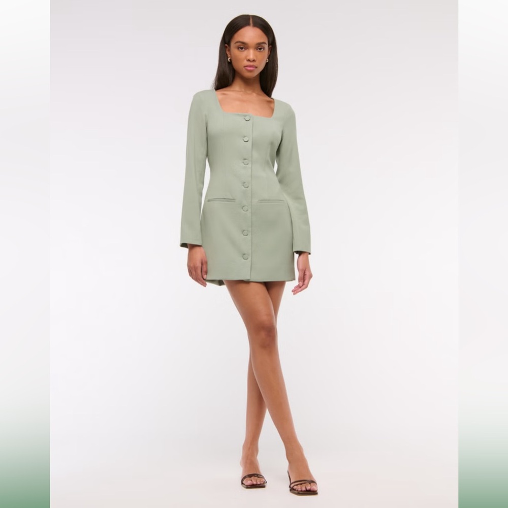 Abercrombie & Fitch Sage Long Sleeve Dress